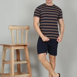 Sweet Dreams Men Striped Night suit-picture-44