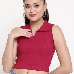 Moda Rapido Striped Crop Top image 4