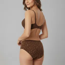 Nakshu Pack of 3 Printed Pure Cotton Mid-Rise Hipster Briefs image 4