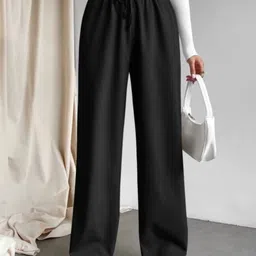 GROOFINGS Women Relaxed Easy Wash Trousers-image-51