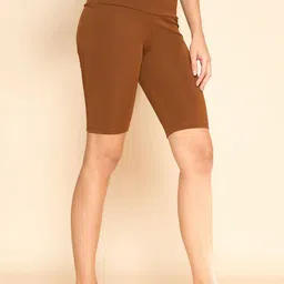 COLOR CAPITAL Women Pack Of 3 High Rise Above Knee Gym Tights image 4