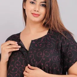 AAKARSHANA CREATION Printed Maxi Nightdress image 5