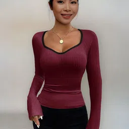 StyleCast Women V-Neck T-shirt-picture-31