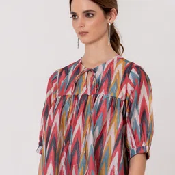 KALAMIR Print Ethnic Cotton Top-image-21