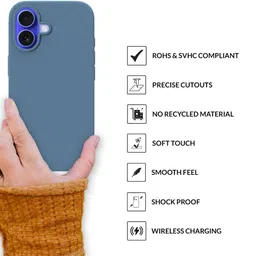 SPRIG Solid Printed iPhone 16 Plus Bumper Case Mobile Accessories image 2