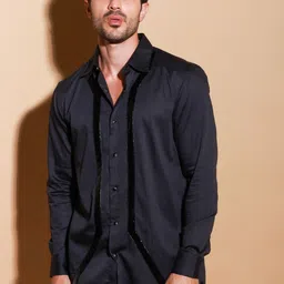 ECHKE Men Custom Opaque Casual Shirt image 1