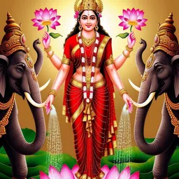 PixelAura Mahalakshmi Printed Self-Adhesive Wall Sticker-picture-37