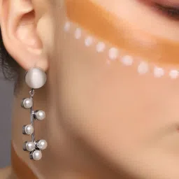 PATOLA BY VJ Geometric Drop Earrings image 4