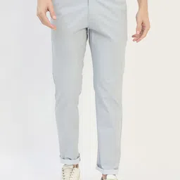 Duke Men Slim Fit Cotton Chinos Trousers-picture-34