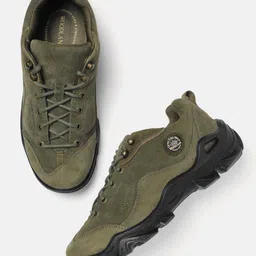 Woodland Men Suede Moisture Absorbent Sneakers-picture-49