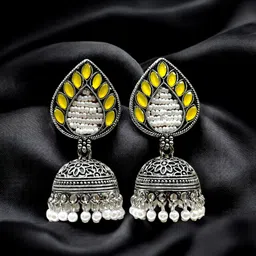ANTICO Teardrop Shaped Jhumkas Earrings image 4