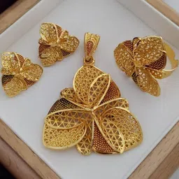 niva fashion Gold-Plated Alloy Jewellery Set-picture-37