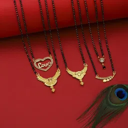 VEMISHTI Gold-Plated Mangalsutra-picture-31