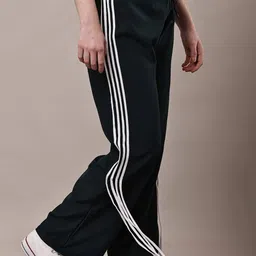 BAESD Women Striped Relaxed Straight Leg Trousers image 5