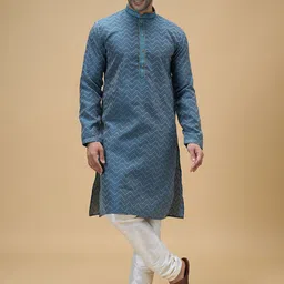 Arihant Rai Sinha Men Regular Kurta with Churidar image 5