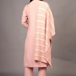 The Zigar Studio Women Woven Design Kurta with Trousers & Dupatta image 2