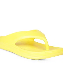 Hush Puppies Men Yellow Synthetic Thong Flip-Flops image 4