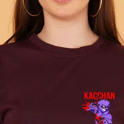 Moda Rapido Women Graphic Printed Round Neck Cotton Oversized T-shirt image 5