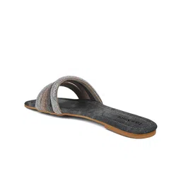 LOUIS STITCH Women Embellished Open Toe Flats image 3