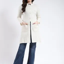 Monte Carlo Mandarin Collar Woollen Cardigan-picture-16