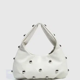 CORSICA PU Oversized Bucket Shoulder Bag with Bow Detail image 4