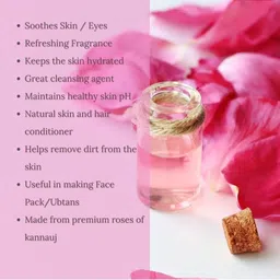 Elecsera Pure & Natural Rose Water Toner For Puffiness - 100 ml image 2