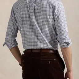 Polo Ralph Lauren Men Checked Button-Down Collar Pure Cotton Casual Shirt image 4