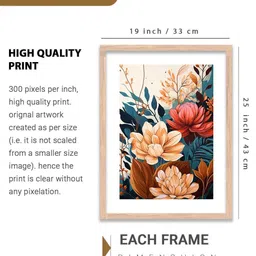 WALLLANE Brown Wood Wall Art image 2