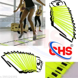 chs 6 Inch Cones Pack of 6, 10 Space Markers and 4 Meter Ladder Agility Football & Fitness Kit image 5