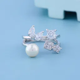 GC PREMIUM JEWELLERY Cubic Zirconia-Studded Finger Ring image 3