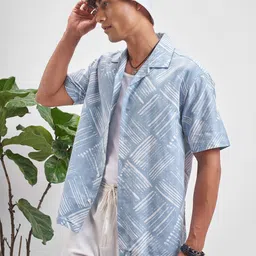 HIGHLANDER Men Printed Casual Shirt image 2