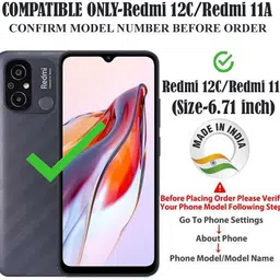 cockcrow Flip Cover for Redmi 12C, Redmi 11A image 2