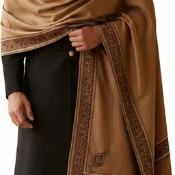 MUFFLY Wool Embroidered Men Shawl-picture-17