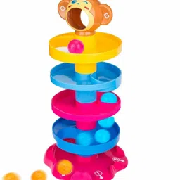 globular Roll Ball Toy for Kids with 5 Layer Ball Drop and Roll Swirling Tower for Baby-picture-15