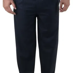 fabuniforms Men Regular Fit Dark Blue Polycotton Trousers-picture-11