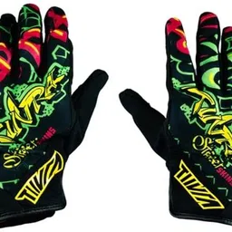 tiivra Graffiti Street Skins Riding Gloves - PVC Knuckle Protector (ExtraLarge) Riding Gloves-picture-21