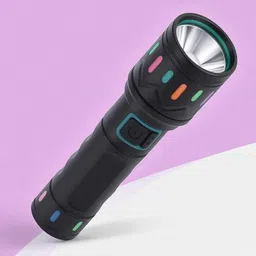 3baan A565 Zoom Focus Torch | Rechargeable Long Range LED Flashlight for Security Torch-picture-28