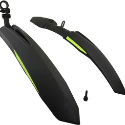 byking Front & Rear Mudguard with Reflective Tape and Long Patti Fitting Clip-on Front & Rear Fender-picture-13