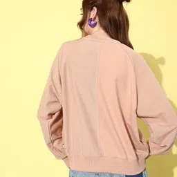 roadster Women Short Sleeve Floral Print Sweatshirt image 4