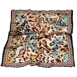 Leeza Store Women Printed Satin Scarf image 4