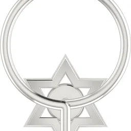 avsar Parinita 14kt Cubic Zirconia White Gold Nose Wire image 5