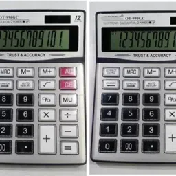 german valley A Superb Calculator Combo Of OT990 Pack of 2 Calculator 990 Pack of 2 Basic Calculator-picture-13