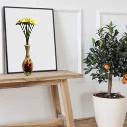 vensa kins Yellow Gerbera Artificial Flower image 5