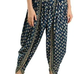 meemaya Printed Rayon Women Harem Pants-picture-18