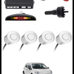 3a featuretail Universal 4 White Reverse Parking Sensor-AP25B246 Universal 4 White Reverse Parking Sensor-AP25B246 Parking Sensor image 1