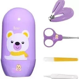 sbts Baby Nail Clipper Safety Cutter ,Multy colour Box Set Safety Scissors 4-in-1-picture-31