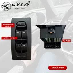kylo Power Window Switch for Scorpio CRDI (4 Button) (Front Right Side) (Driver Side) Car Power Window Switch image 2