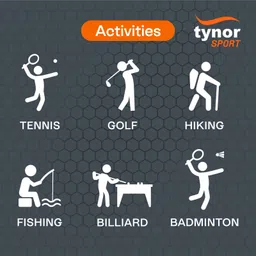 tynor Tennis/Golfer'S Elbow Support Pro, Black & Orange, Universal, 1 Unit Elbow Support image 3