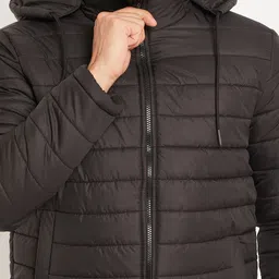 vero amore Men Self Design Quilted Jacket image 5