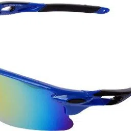 cereto Sports Googles UV Protection For Boys Cricket Goggles/ Cycling Sunglasses (Blue) image 2